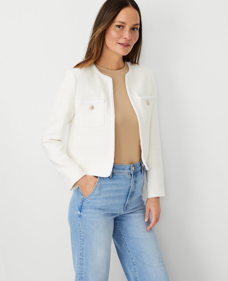 Ann taylor hot sale denim jacket