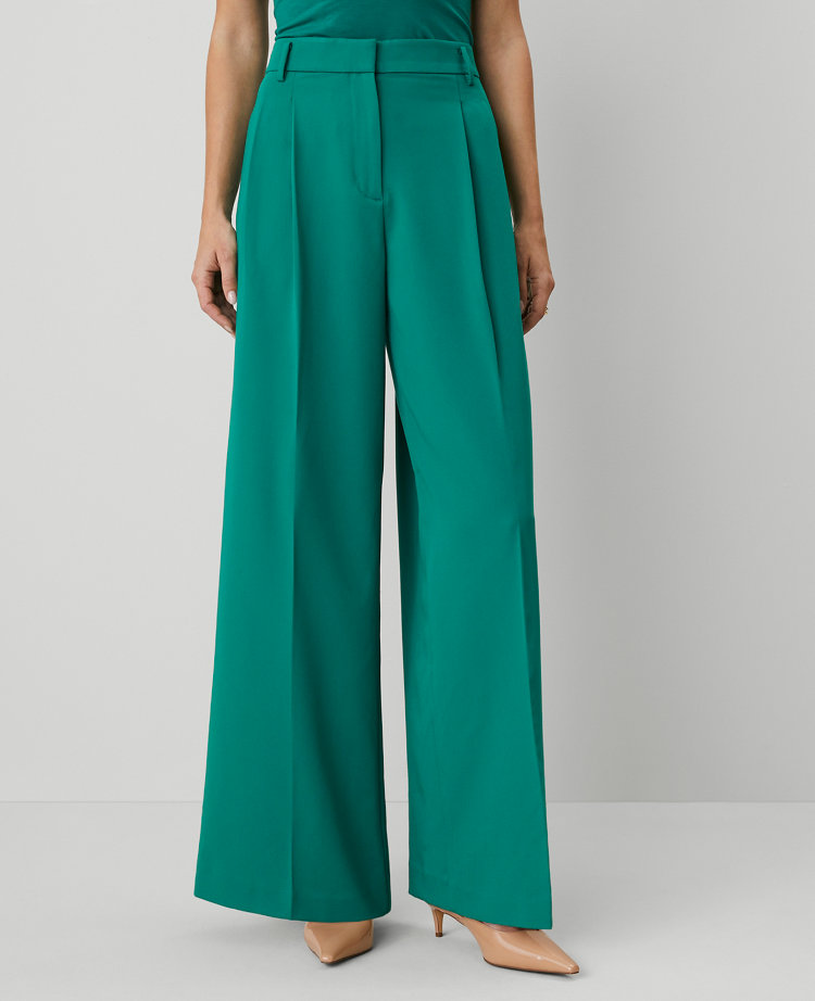 The Pleated Wide-Leg Pant