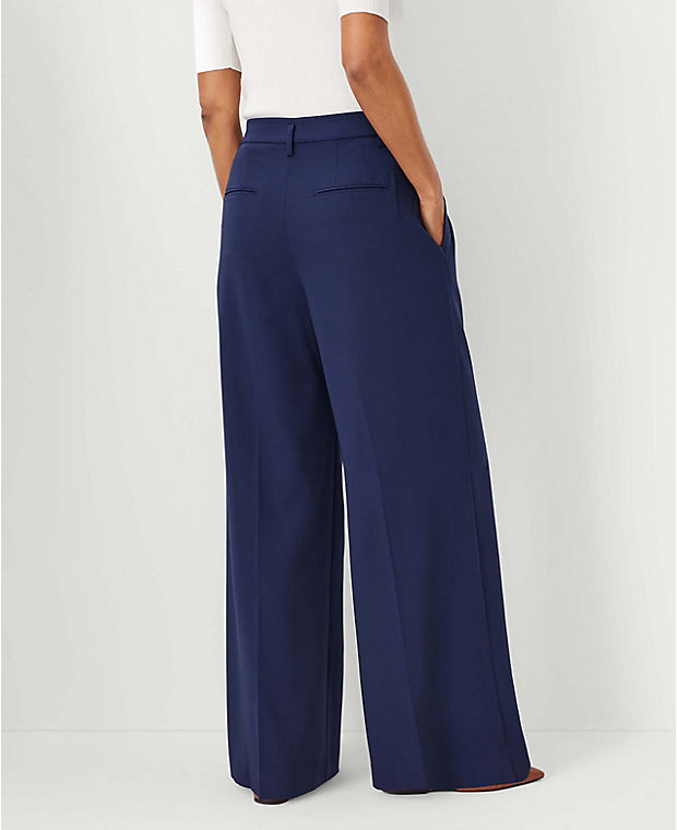 The Pleated High Rise Wide Leg Pant