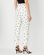 The Cotton Crop Pant in Textured Dot carousel Product Image 3