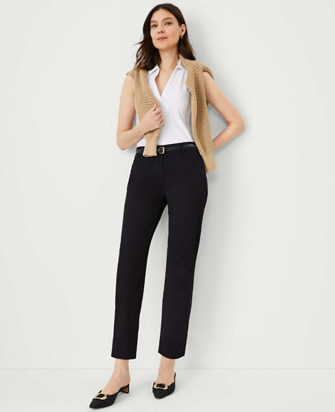 The Relaxed Cotton Ankle Pant