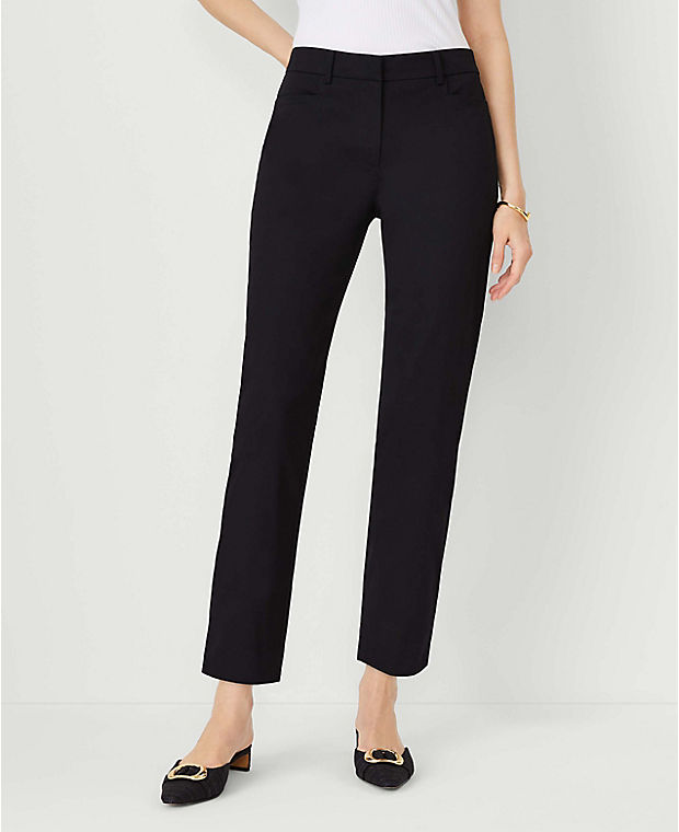 The Relaxed Cotton Ankle Pant