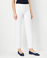 The Relaxed Cotton Ankle Pant carousel Product Image 1