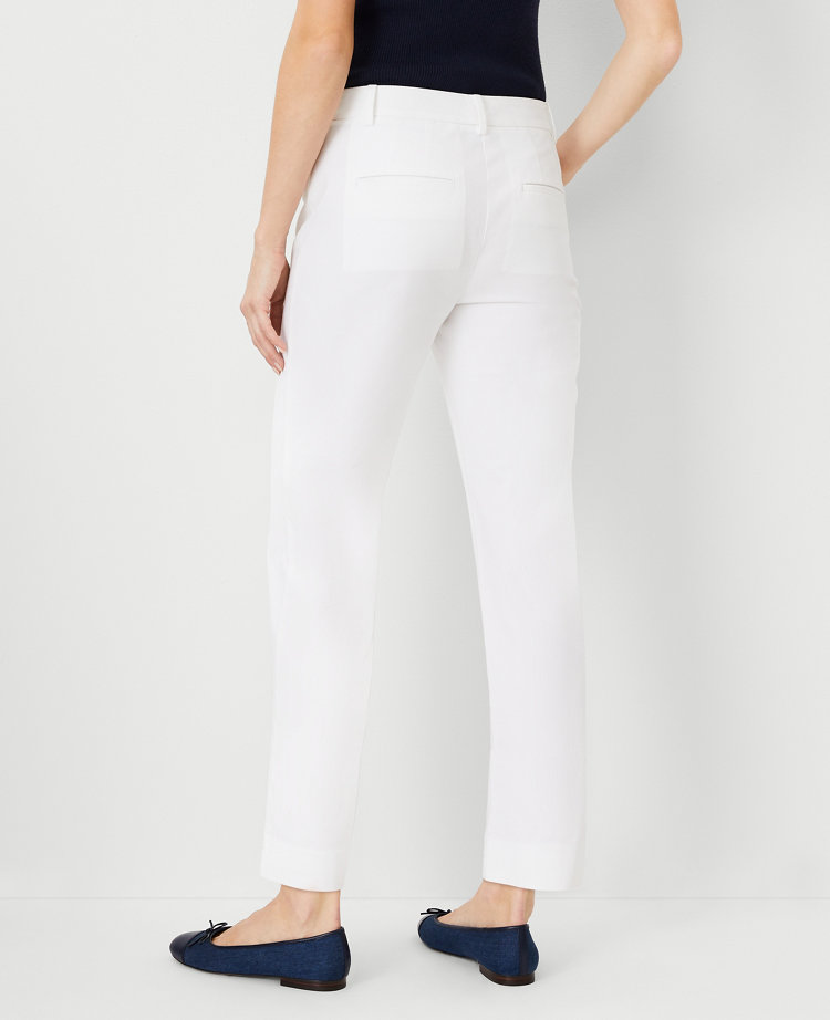 The Relaxed Cotton Ankle Pant