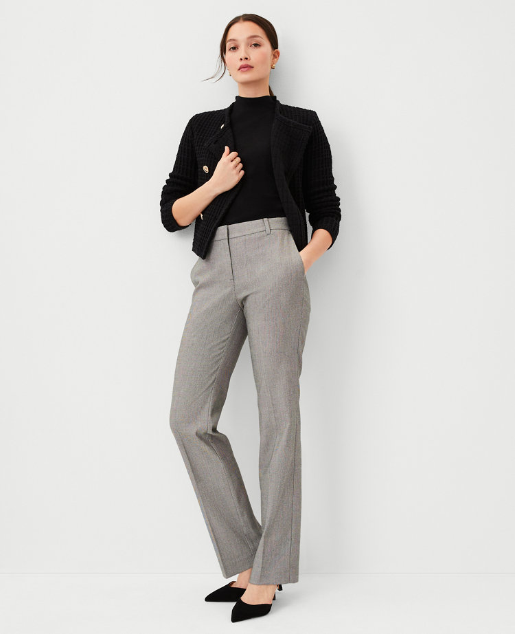 Ann Taylor Black Marisa Fit Flat Front Dress Pants Size 12 – Mall Closeouts