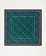 Plaid Silk Little Scarf carousel Product Image 1