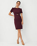 Chain Belted Sheath Dress carousel Product Image 1
