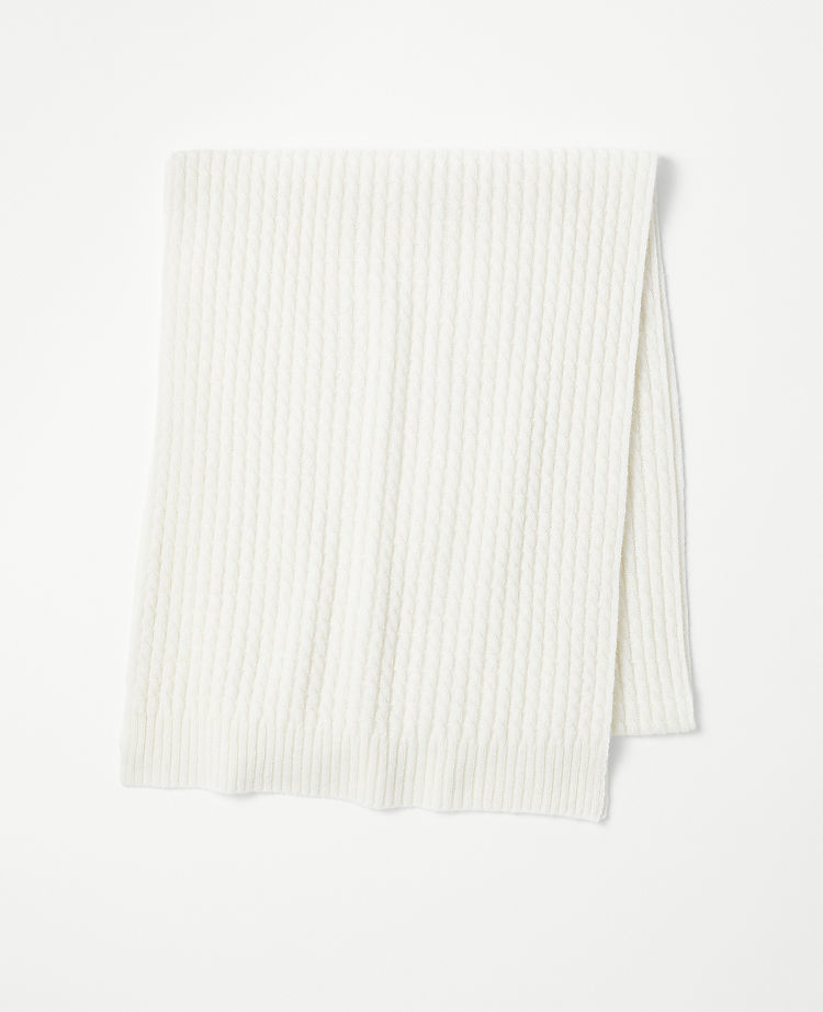 Cashmere Cable Scarf