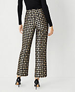 The Petite Flared Ankle Pant in Geo Jacquard carousel Product Image 2