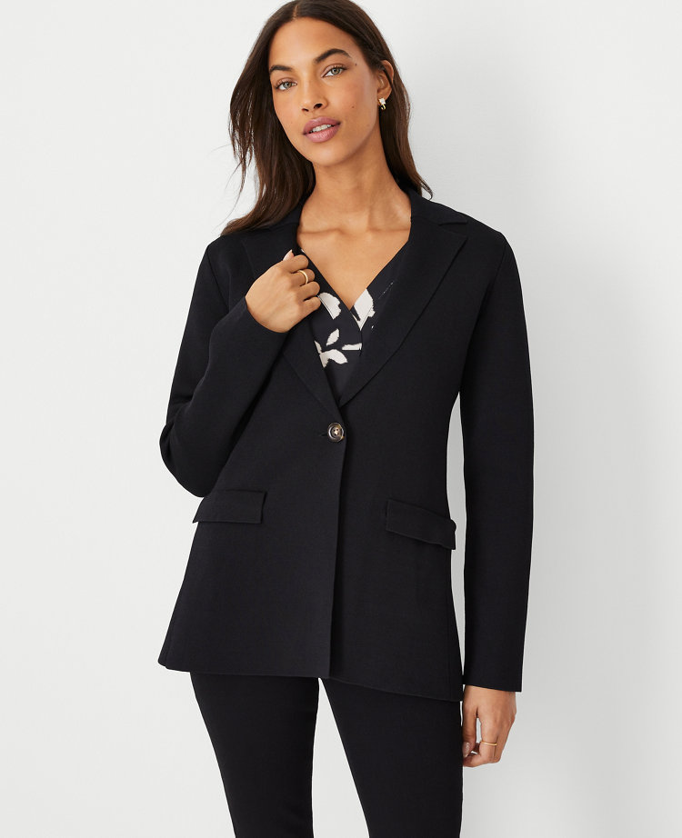 Petite sweater outlet blazer