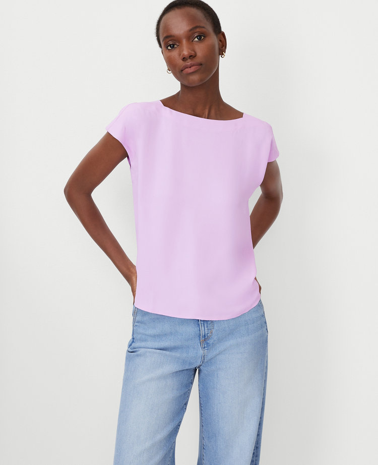 Women's Purple Tops, Blouses & Shirts | Ann Taylor