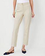 The Petite Cotton Crop Pant - Curvy Fit carousel Product Image 1