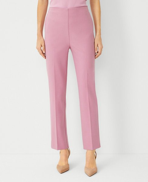 Ann Taylor The High Rise Side Zip Ankle Pant Bi-Stretch