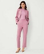 The Petite High Rise Side Zip Ankle Pant in Bi-Stretch carousel Product Image 1