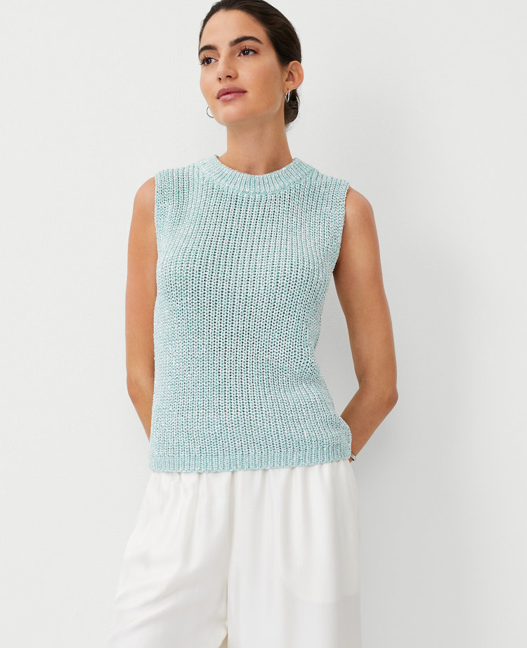 Studio Collection Shimmer Sweater Shell