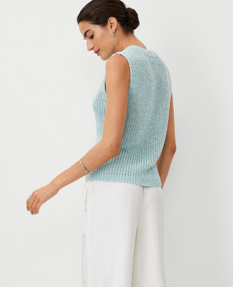 Studio Collection Shimmer Sweater Shell