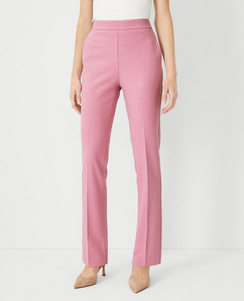 The Side Zip Straight Pant in Bi-Stretch - Curvy Fit