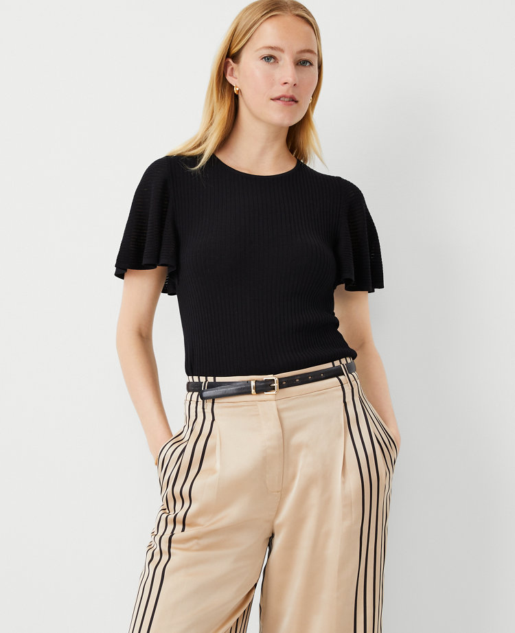 Lightweight Flare Sleeve Sweater