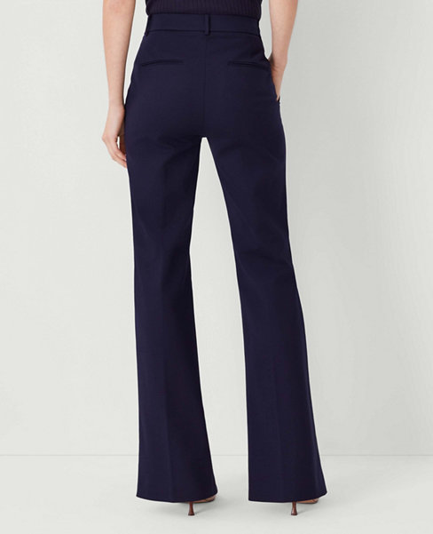 The Petite High Rise Trouser Pant in Stretch Cotton