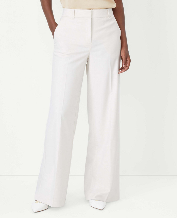 Petite High-Rise Wide-Leg Pant