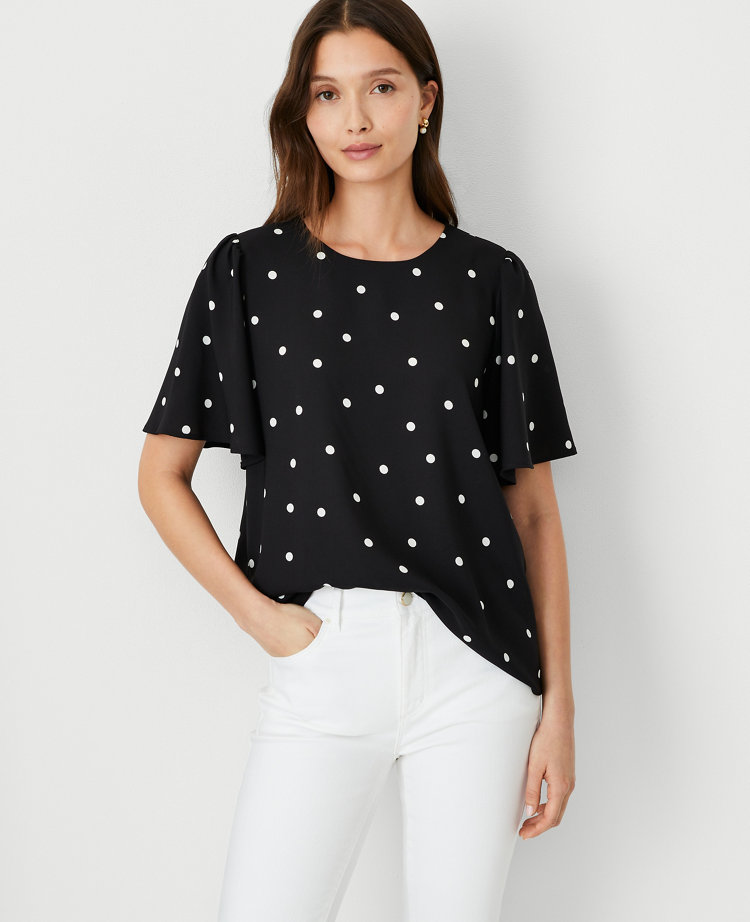 Polka store dotted blouses