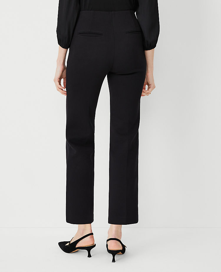 The Petite High Rise Pencil Pant in Pique