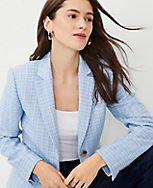 The Petite Greenwich Blazer in Tweed carousel Product Image 1