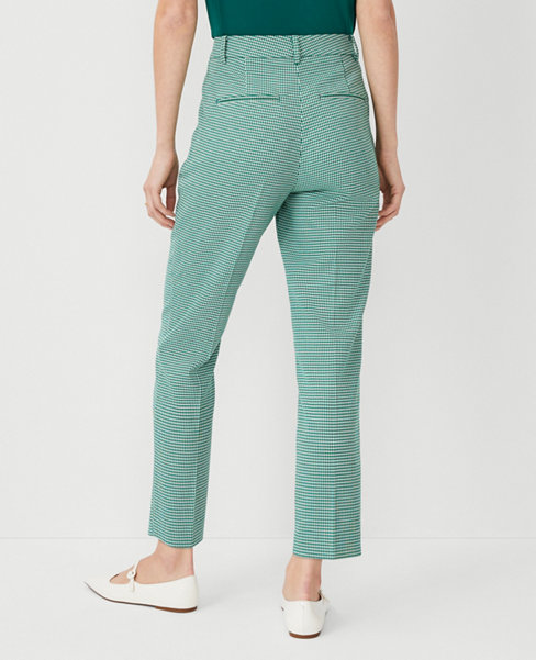 The Tall High Rise Eva Ankle Pant in Houndstooth
