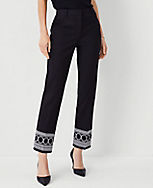 The Eva Ankle Pant in Embroidery carousel Product Image 2