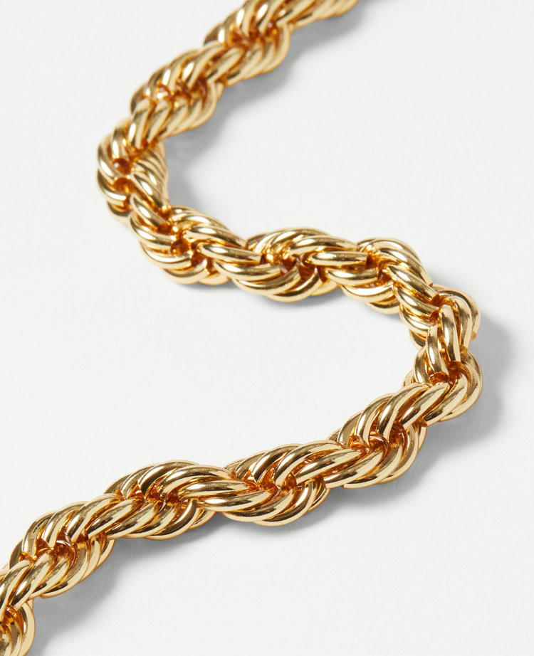 Twisted Rope Chain Necklace