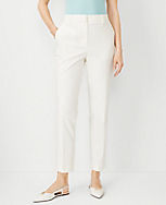 The High Rise Eva Ankle Pant in Stretch Cotton carousel Product Image 2