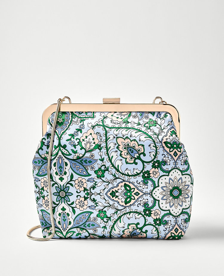 Studio Collection Floral Silk Clutch