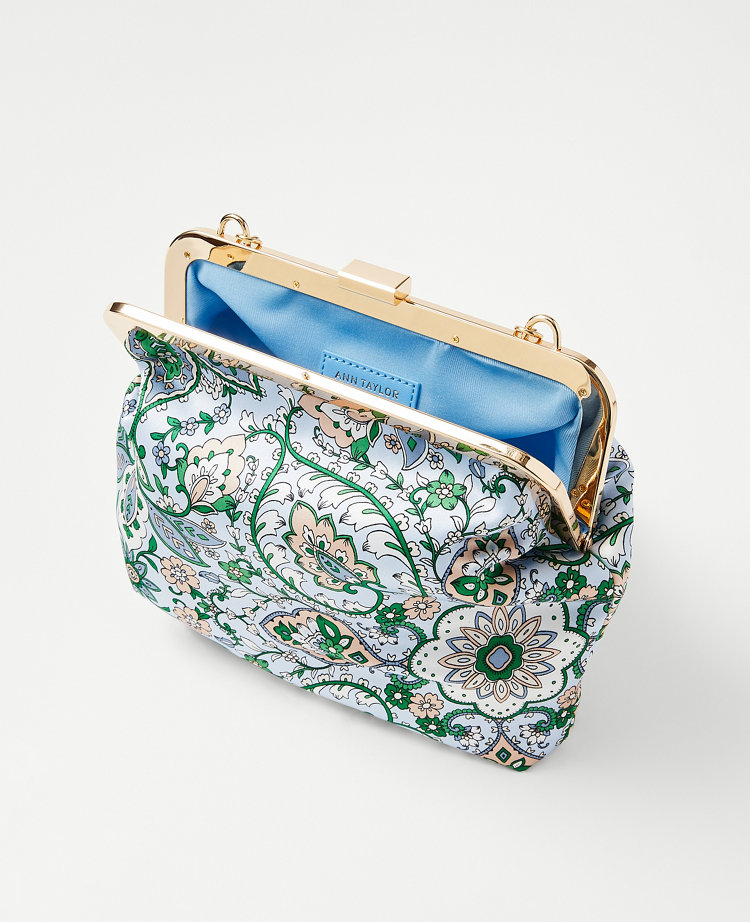 Studio Collection Floral Silk Clutch