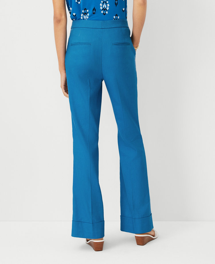 The Cuffed Trouser Pant in Linen Twill