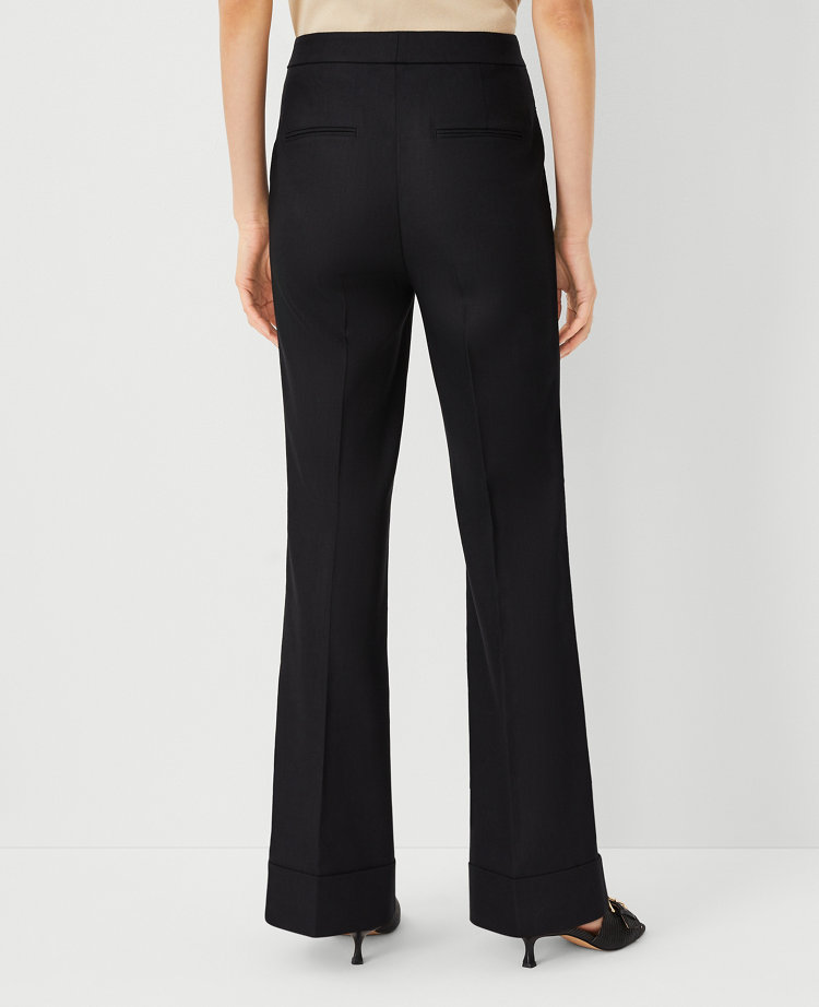 The Tab Waist Cuffed Trouser Pant in Linen Twill