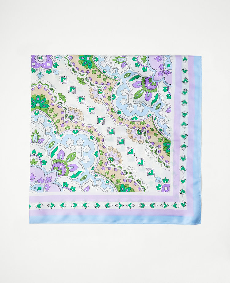 Tile Silk Scarf