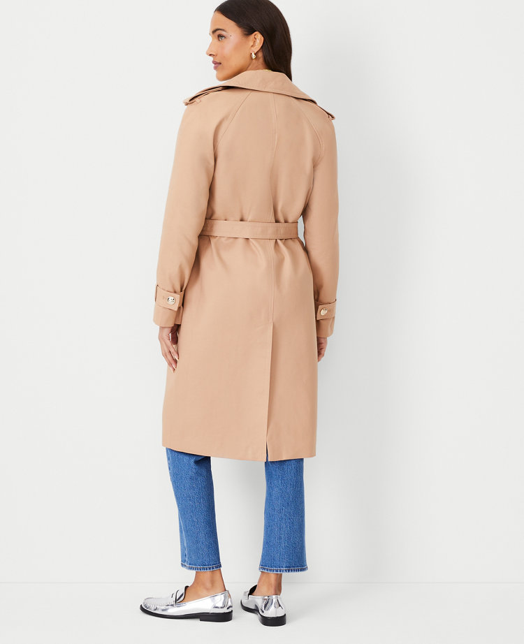 Twill Raglan Trench Coat