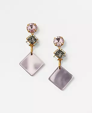 Italian Collection Crystal Drop Earrings carousel Product Image 1