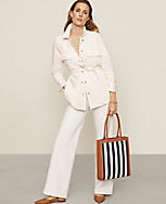 AT Weekend Striped Tote Bag carousel Product Image 1