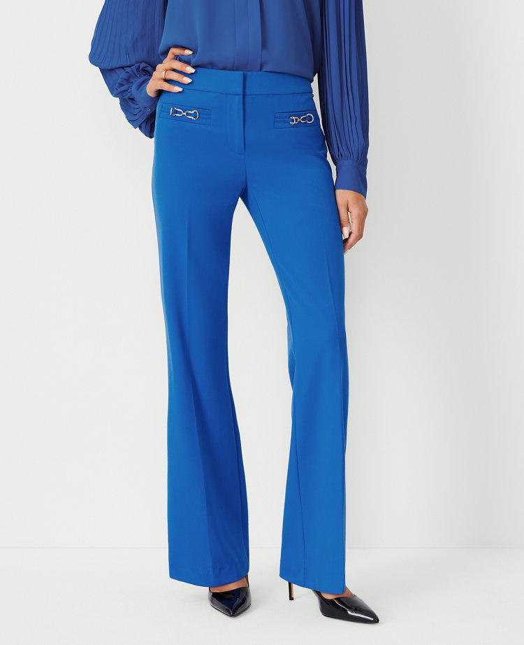 The Petite Chain Pocket Boot Cut Pant