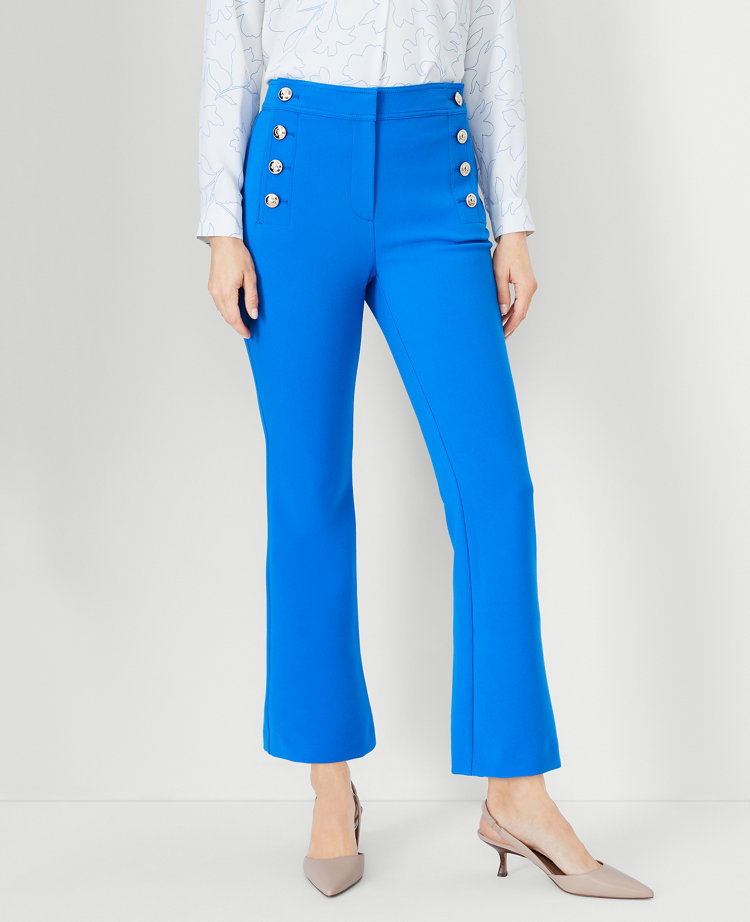 The Petite Sailor Flared Ankle Pant