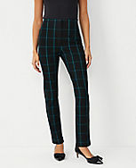 The Petite Audrey Pant in Windowpane carousel Product Image 1