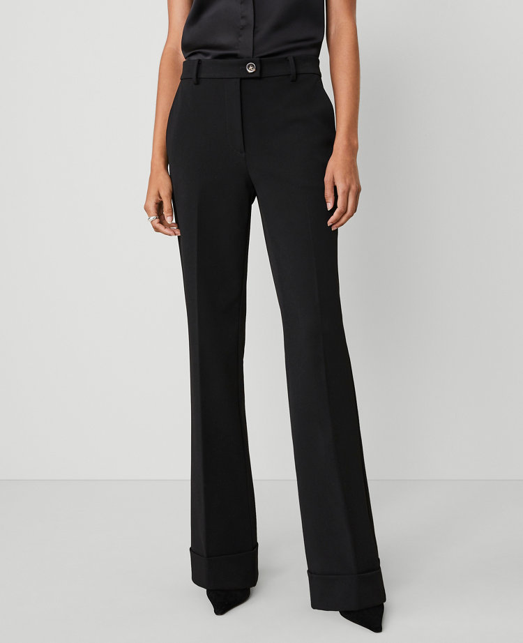 Ann Taylor The Cuffed Tab Waist Trouser