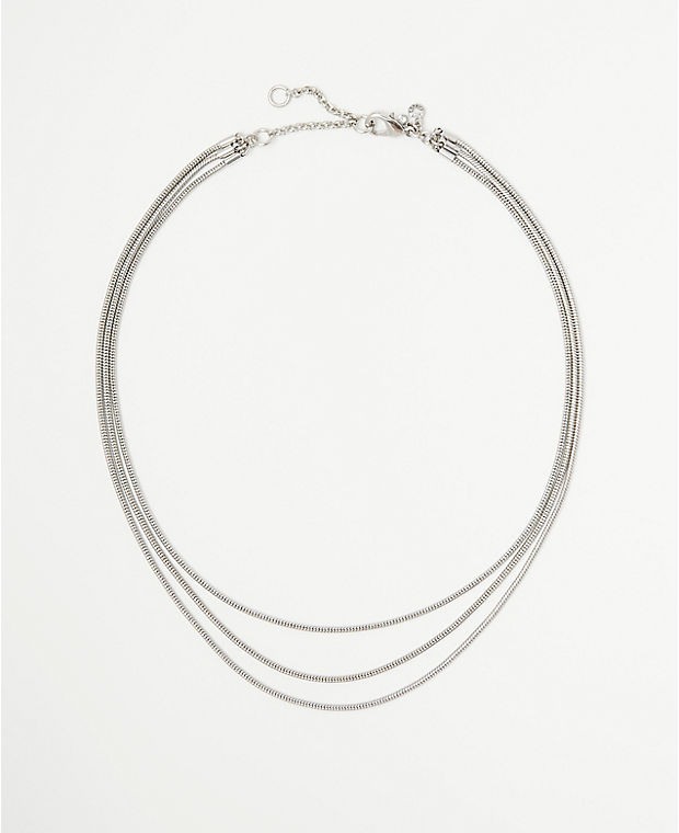 Triple Strand Delicate Necklace