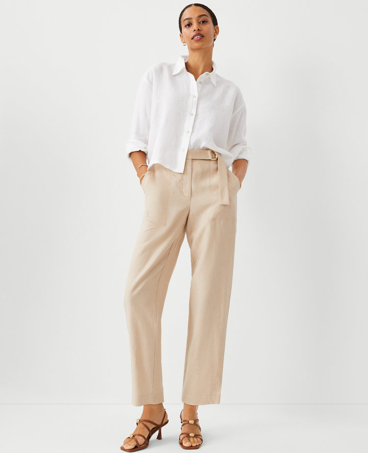 The Belted Ankle Pant