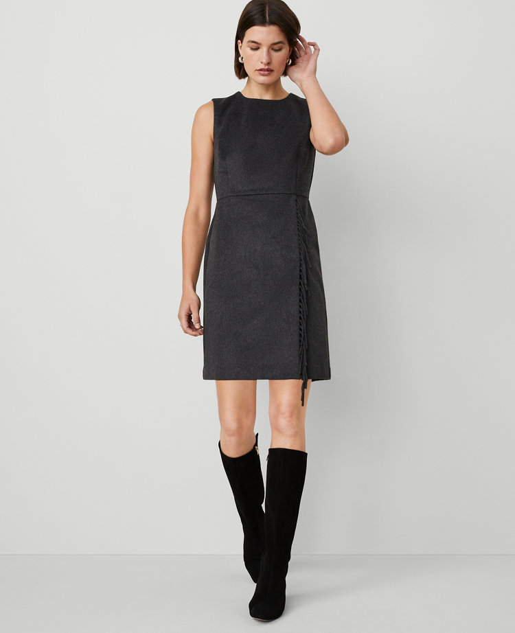 Ann taylor gray dress hotsell