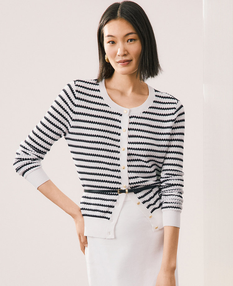 The Striped Ann Cardigan