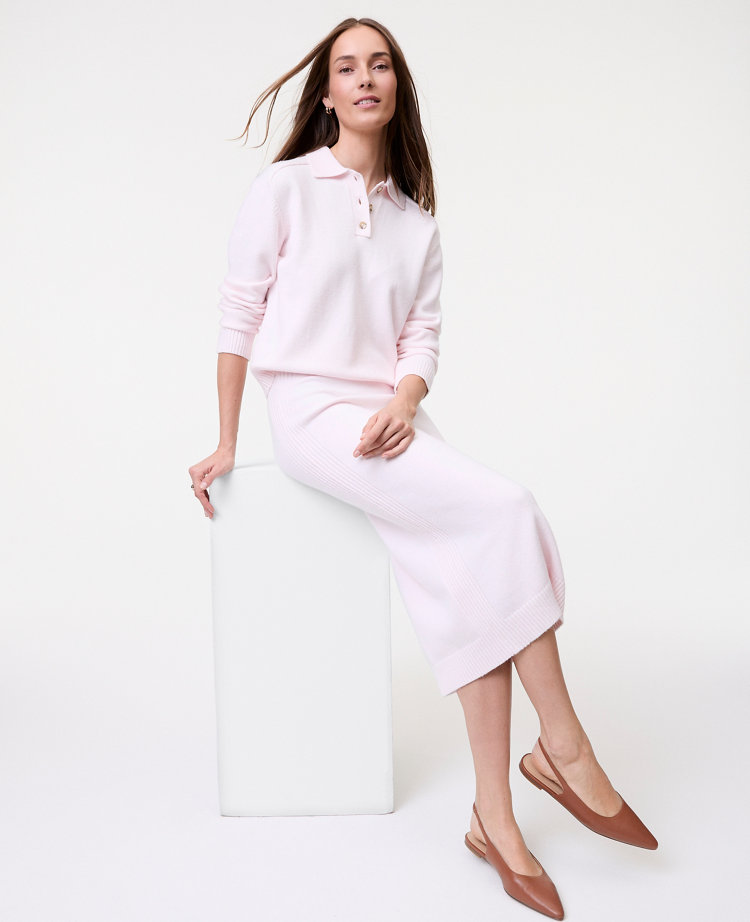 Petite Weekend Sweater Pencil Skirt