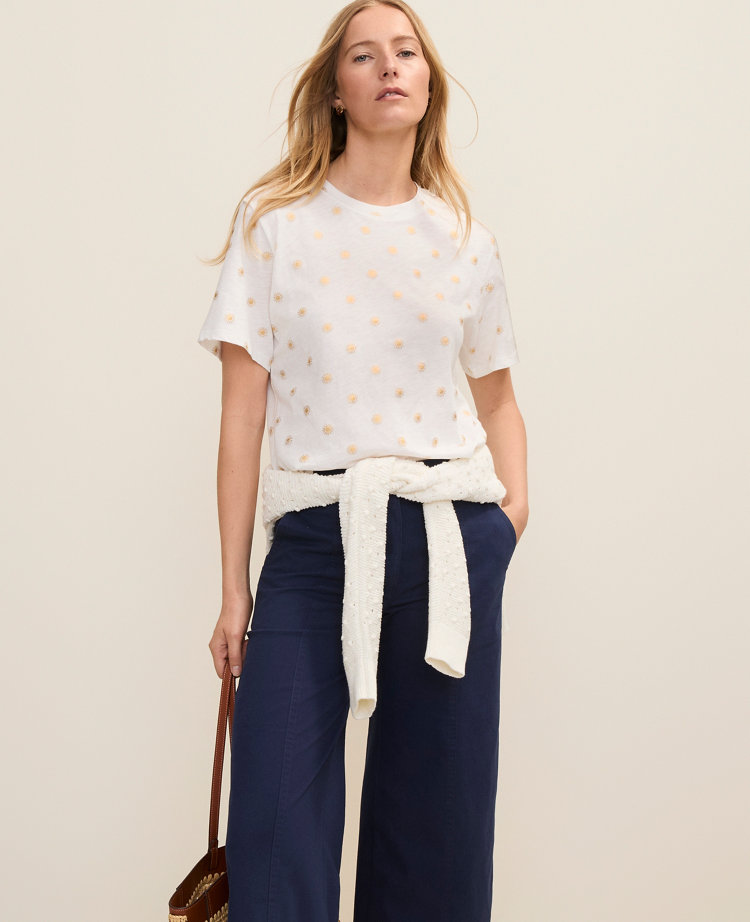 Weekend Sun Print Relaxed Tee