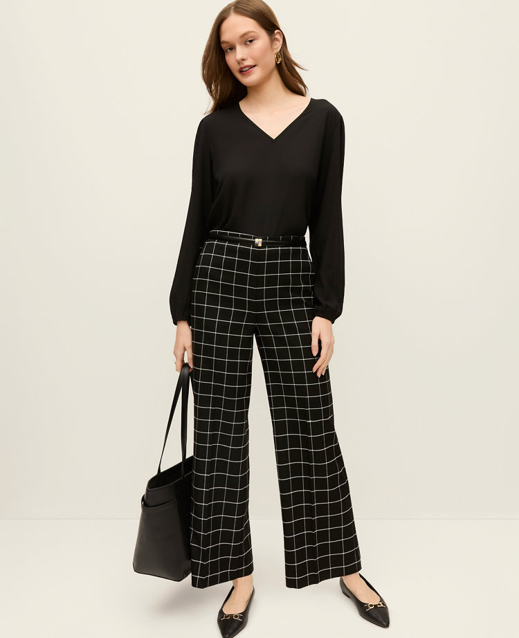 The Grace Pant in Windowpane